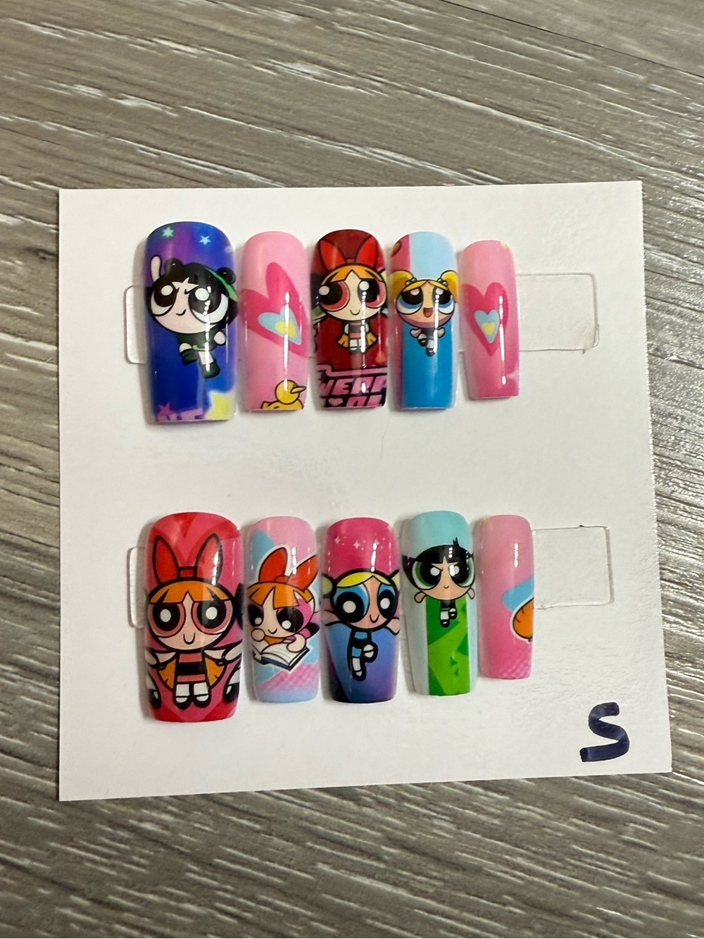 Character Cartoon Nail Art Set Press On